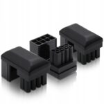 Adapter złączka do karty graficznej GPU 8 PIN RVS 180 Stopni Czarna VGA PCIe Ezdiy-Fab