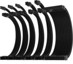 asiahorse-6kit-czarne-16AWG przedłużacze