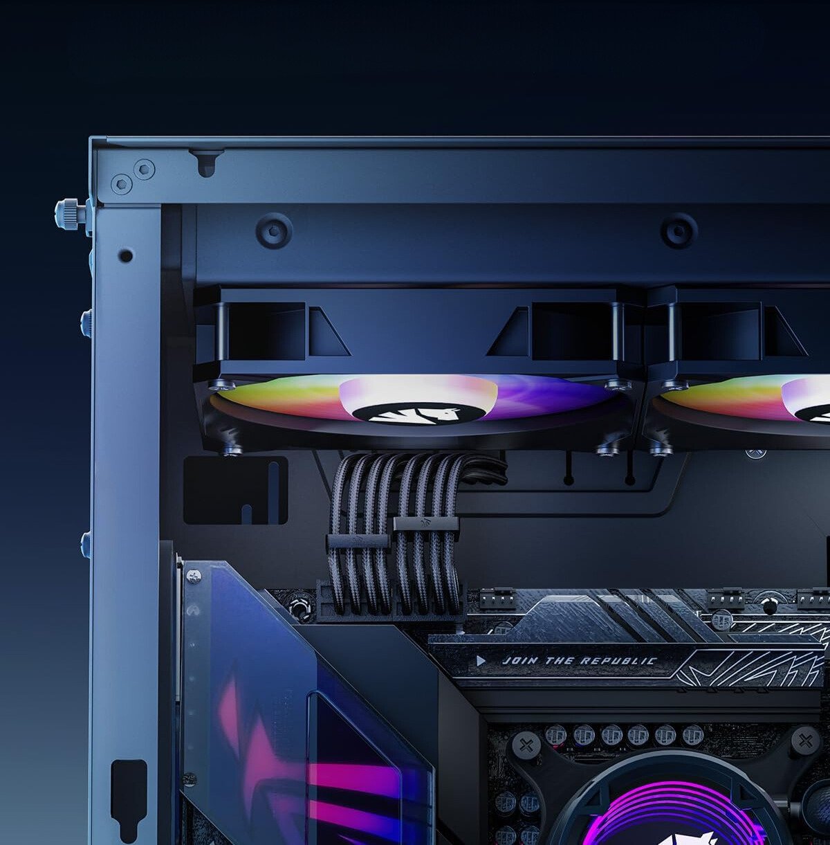 asiahorse 4kit przedłużacze do zasilacza czarne