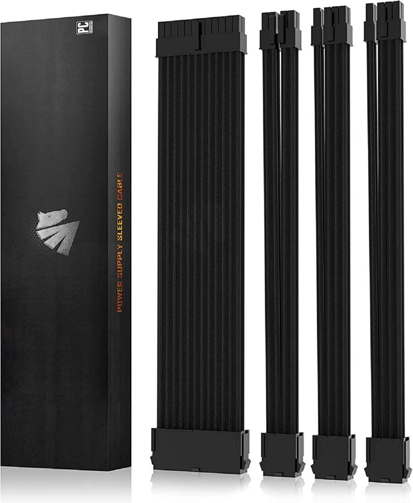 przewody przedłużacze asiahorse do zasilacza grzebienie czarne