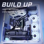 Zestaw białych przedłużaczy kabli AsiaHorse do zasilacza ATX Kable 4 KIT 18 AWG PC - obrazek 2