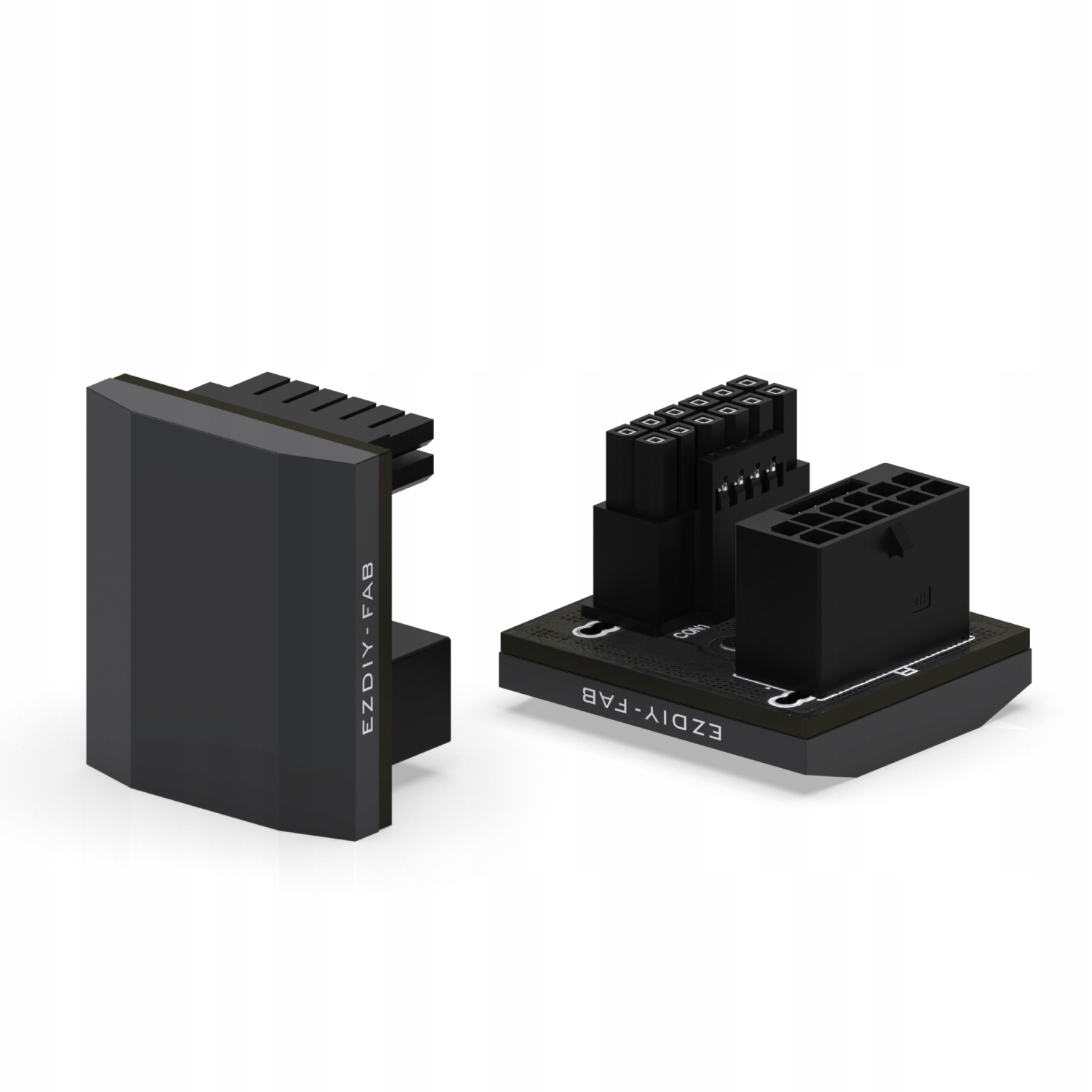 Adapter złączka do karty graficznej GPU 12VHPWR 12+4 PIN RVS 180 Stopni Czarna VGA PCIe 600W Ezdiy-Fab