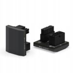 Adapter złączka do karty graficznej GPU 12VHPWR 12+4 PIN STD 180 Stopni Czarna VGA PCIe 600W Ezdiy-Fab