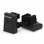 Adapter złączka do karty graficznej GPU 12VHPWR 12+4 PIN RVS 180 Stopni Czarna VGA PCIe Ezdiy-Fab