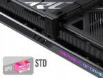 Adapter złączka do karty graficznej GPU 12VHPWR 12+4 PIN STD 180 Stopni Czarna VGA PCIe Ezdiy-Fab