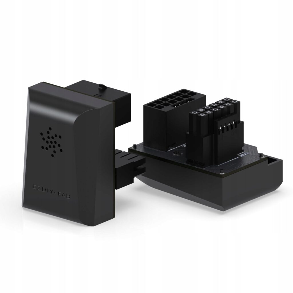 Adapter złączka do karty graficznej GPU 12VHPWR 12+4 PIN STD 180 Stopni Czarna VGA PCIe Ezdiy-Fab