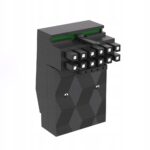 Adapter złączka do karty graficznej GPU 12VHPWR 12+4 PIN TYP B 90 Stopni Czarna VGA PCIe QingSea