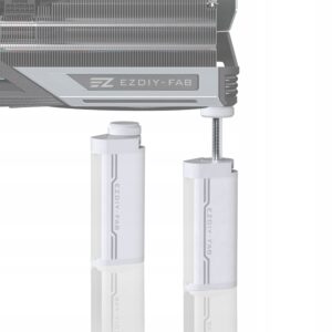 Podpórka Uchwyt Wspornik pod karte graficzną wolnostojący biały GPU EZDIY-FAB