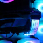 Kabel Przedłużacz ARGB przewód do zasilacza biały 3*8(6+2) Pin GPU Karta graficzna