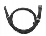 Kabel przewód 12VHPWR 70 cm do zasilacza 12+4 Pin Czarny 600W 16 AWG QingSea