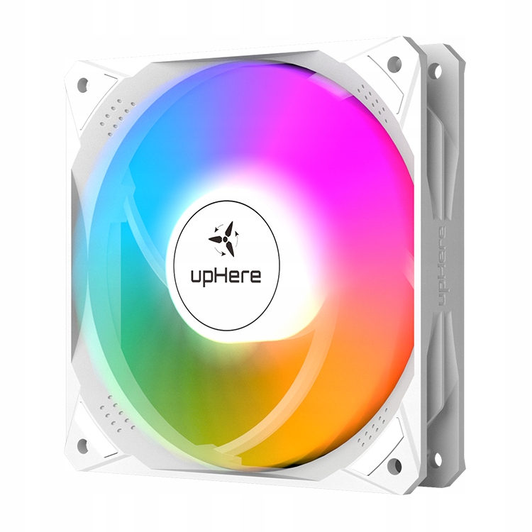 Wentylator do komputera 120mm Biały UpHere ARGB 6 PIN NT1206