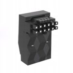 Adapter złączka do karty graficznej GPU 12VHPWR 12+4 PIN TYP A 90 Stopni Czarna VGA PCIe QingSea