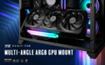 Uchwyt do karty graficznej ARGB Regulowany Vertical GPU EZDIY-FAB Taśma Riser PCIE 4.0