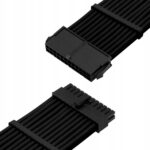 Przedłużacz kabel 24 PIN w oplocie AsiaHorse 18 AWG do Płyty Głównej - obrazek 2