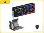 Uchwyt do karty graficznej Shirudo EZDIY-FAB Riser PCIE 4.0 Vertical GPU Biały - obrazek 10