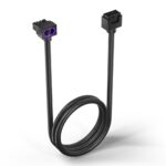 Przedłużacz do zasilacza 8 pin do płyty głównej CPU Asiahorse czarny ARGB - obrazek 4