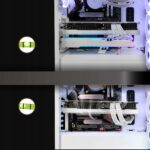 Podpórka Wspornik Uchwyt pod karte graficzną biała ARGB 5V GPU EZDIY-FAB YIHPI341-3 - obrazek 5