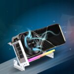 Uchwyt do karty graficznej ARGB Regulowany Vertical GPU EZDIY-FAB Taśma Riser PCIE 4.0 - obrazek 5
