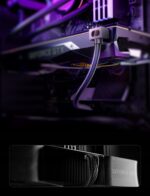 Przewód przedłużacz do karty graficznej 8 Pin TYP A Asiahorse Hydrus ARGB Czarny - obrazek 6