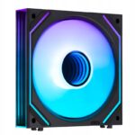 Zestaw 3 wentylatorów 120mm PWM Asiahorse DAWN Pro ARGB Daisy chain Czarne - obrazek 2