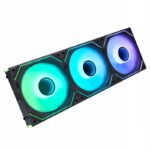 Zestaw 3 wentylatorów 120mm PWM Asiahorse DAWN Pro ARGB Daisy chain Czarne - obrazek 3