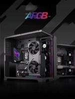 EZDIY-FAB Shield ARGB pionowy uchwyt do karty graficznej GPU Taśma PCIE 5.0