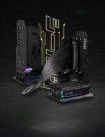EZDIY-FAB Shield ARGB pionowy uchwyt do karty graficznej GPU Taśma PCIE 5.0