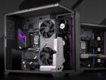 EZDIY-FAB Shield ARGB pionowy uchwyt do karty graficznej GPU Taśma PCIE Riser 5.0 Biały - obrazek 2